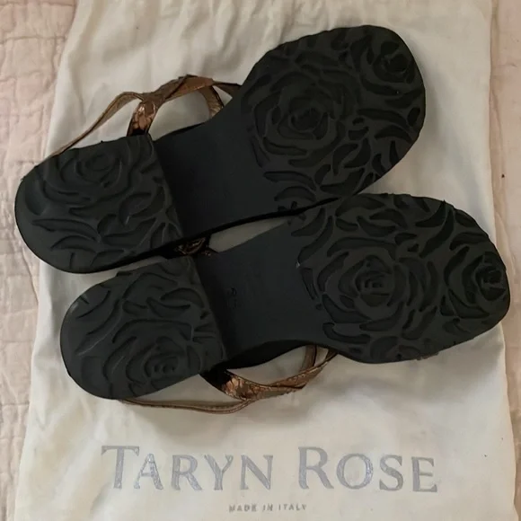 TARYN ROSE SANDALS MADE IN ITALY W/DUST BAG - Picture 2 of 4